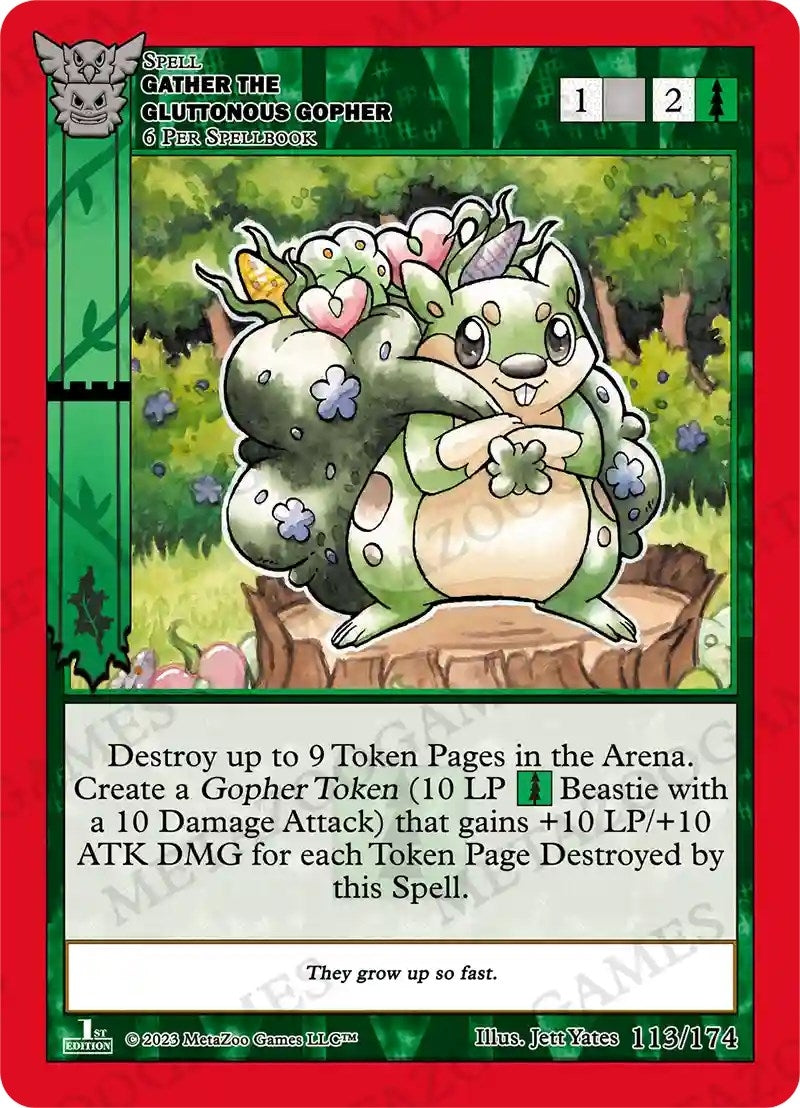 Gather the Gluttonous Gopher (113) (NATFE) - MetaZoo Single