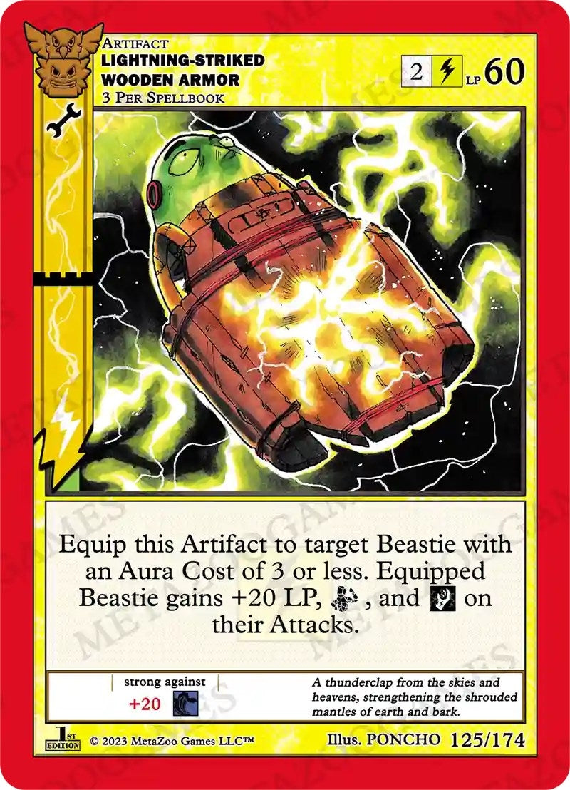 Lightning-Striked Wooden Armor (125) (NATFE) - MetaZoo Single