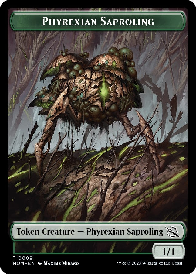 Phyrexian Saproling Token (0) [MOM] - MTG Single