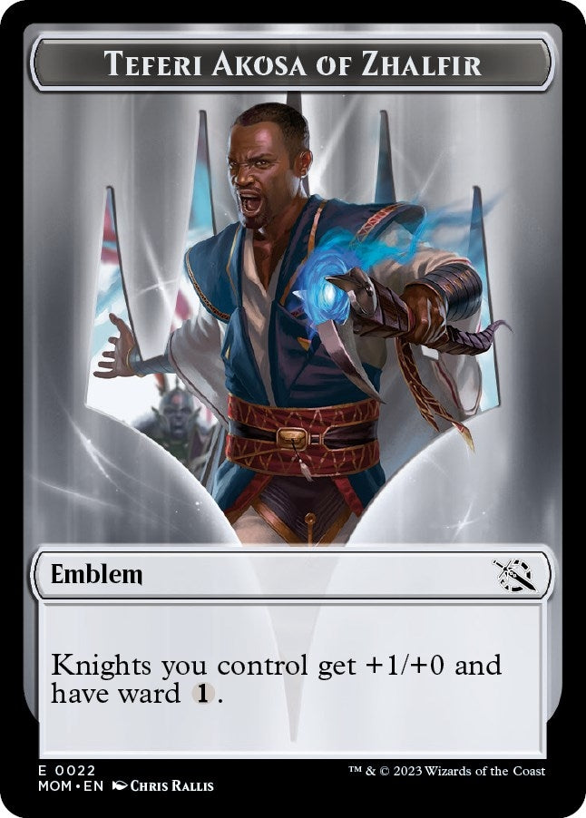 Emblem - Teferi Akosa of Zhalfir (0) [MOM] - MTG Single