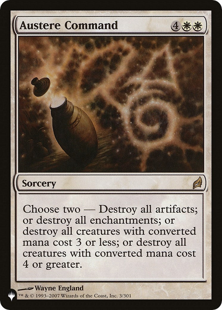 Austere Command (3) [LIST] - MTG Single