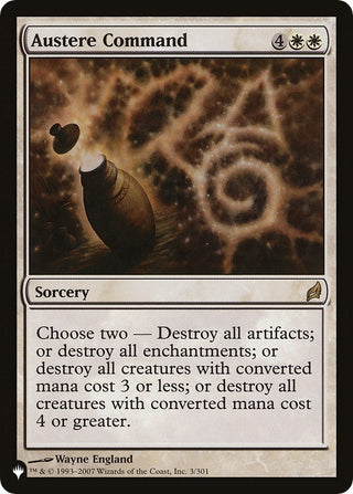 Austere Command (3) [LIST] - MTG Single