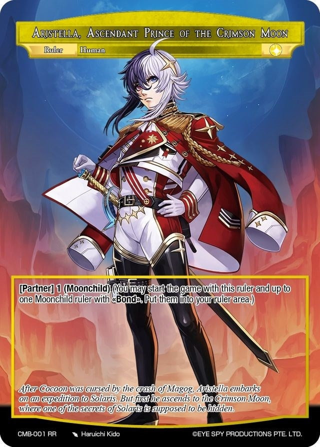 Aristella Ascendant Prince of the Crimson Moon (1) [CMB] - Force of Will Single
