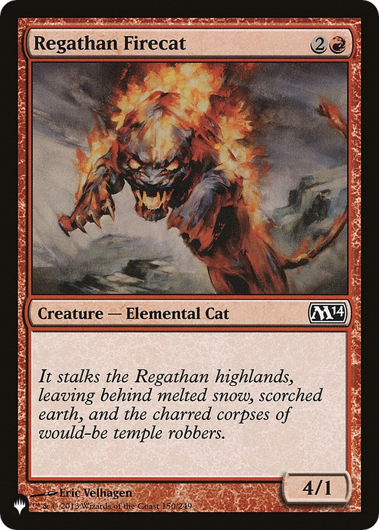 Regathan Firecat (150) [LIST] - MTG Single