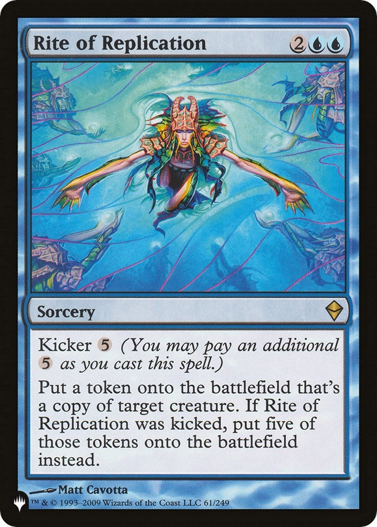 Rite of Replication (61) [LIST] - MTG Single