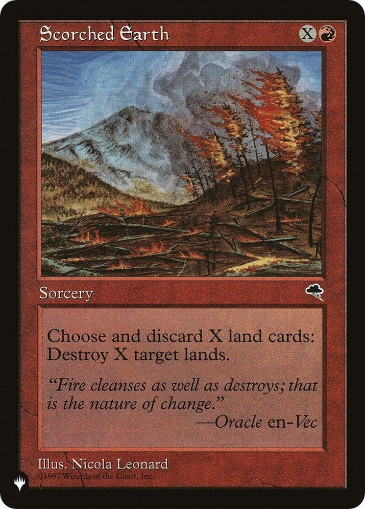 Scorched Earth (200) [LIST] - MTG Single