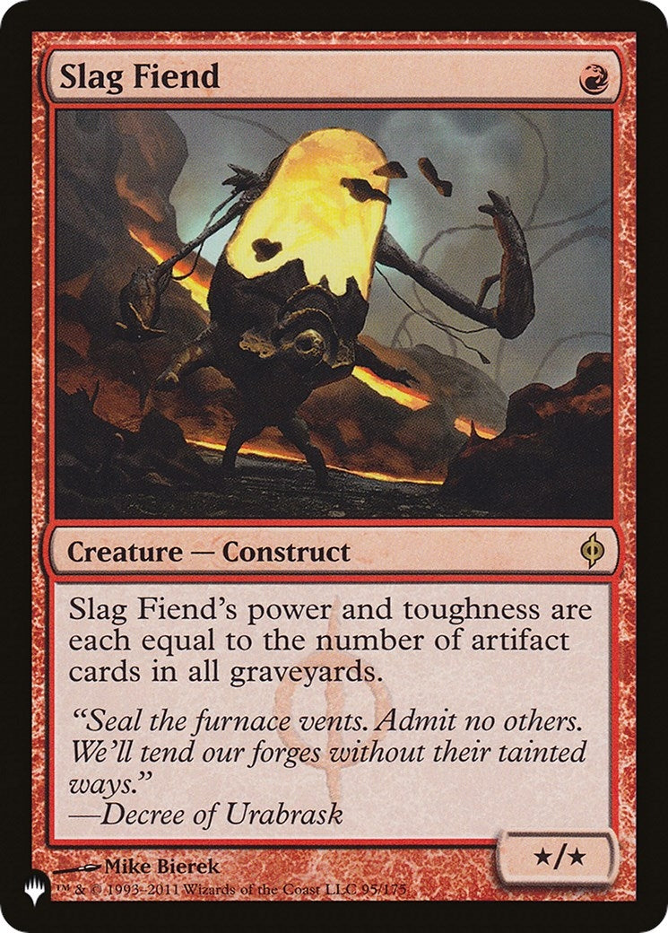 Slag Fiend (95) [LIST] - MTG Single
