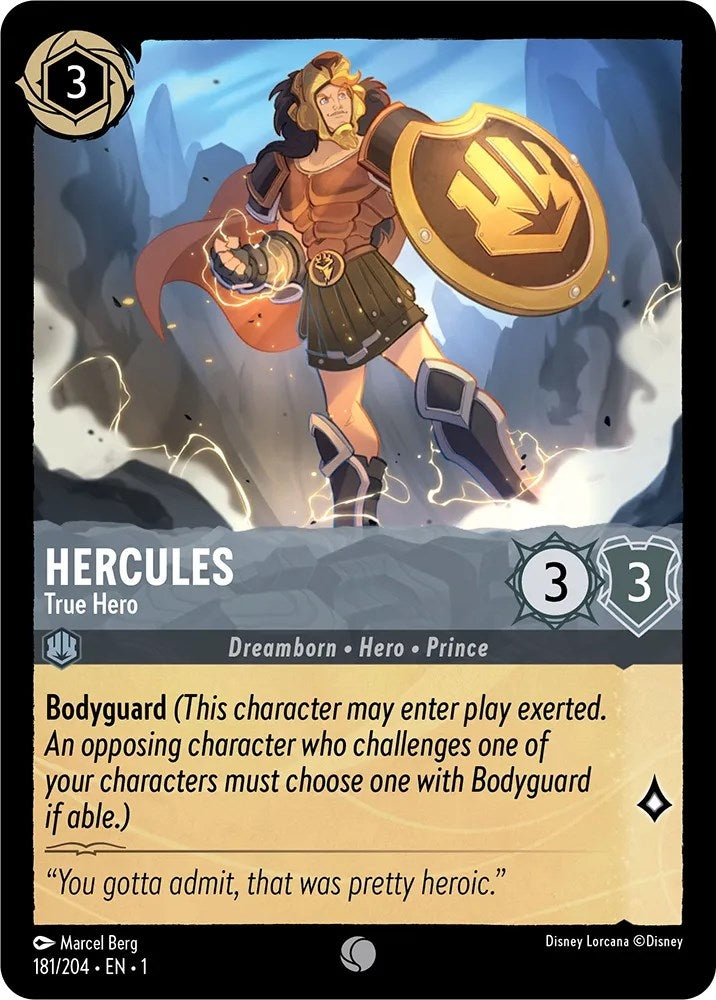 Hercules - True Hero (181) (1) - Disney Lorcana Single