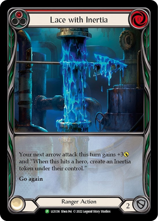 Lace with Inertia (Red) (136) [PR] - Flesh and Blood TCG Single