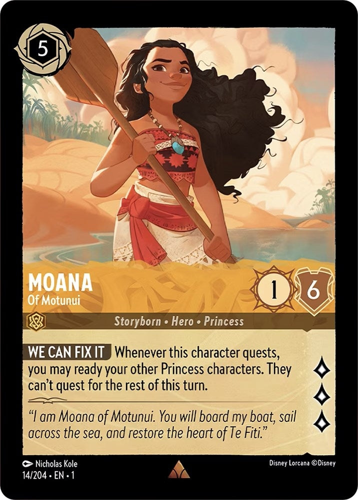 Moana - Of Motunui (14) (1) - Disney Lorcana Single