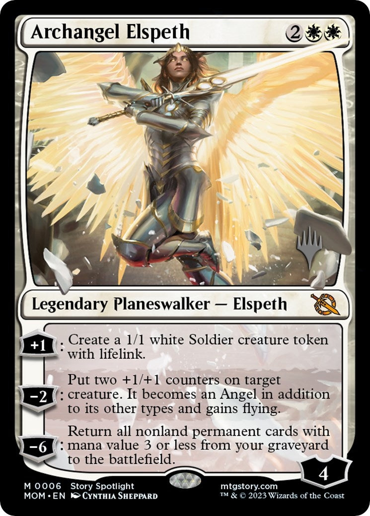 Archangel Elspeth (6) [PPMOM] - MTG Single