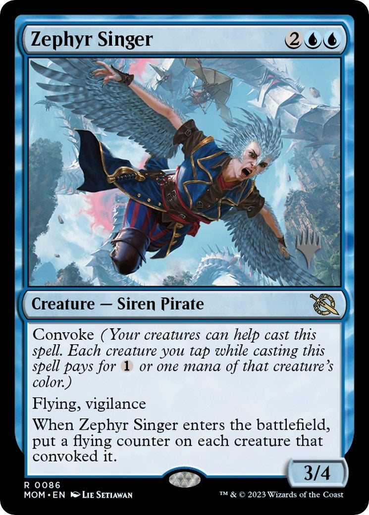Zephyr Singer (86) [PPMOM] - MTG Single