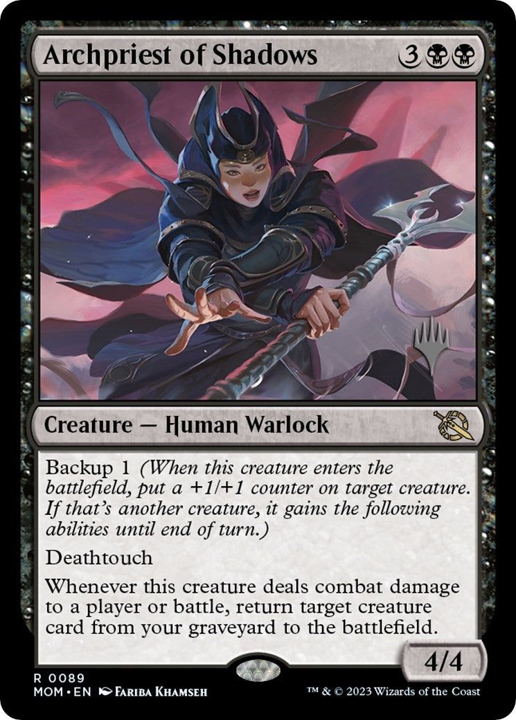 Archpriest of Shadows (89) [PPMOM] - MTG Single