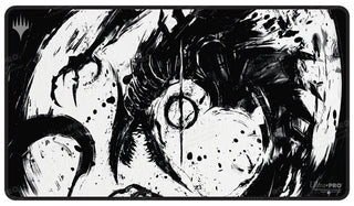 March of the Machine Jin-Gitaxias Black Stitched Standard Gaming Playmat for Magic: The Gathering - Playmats Sealed