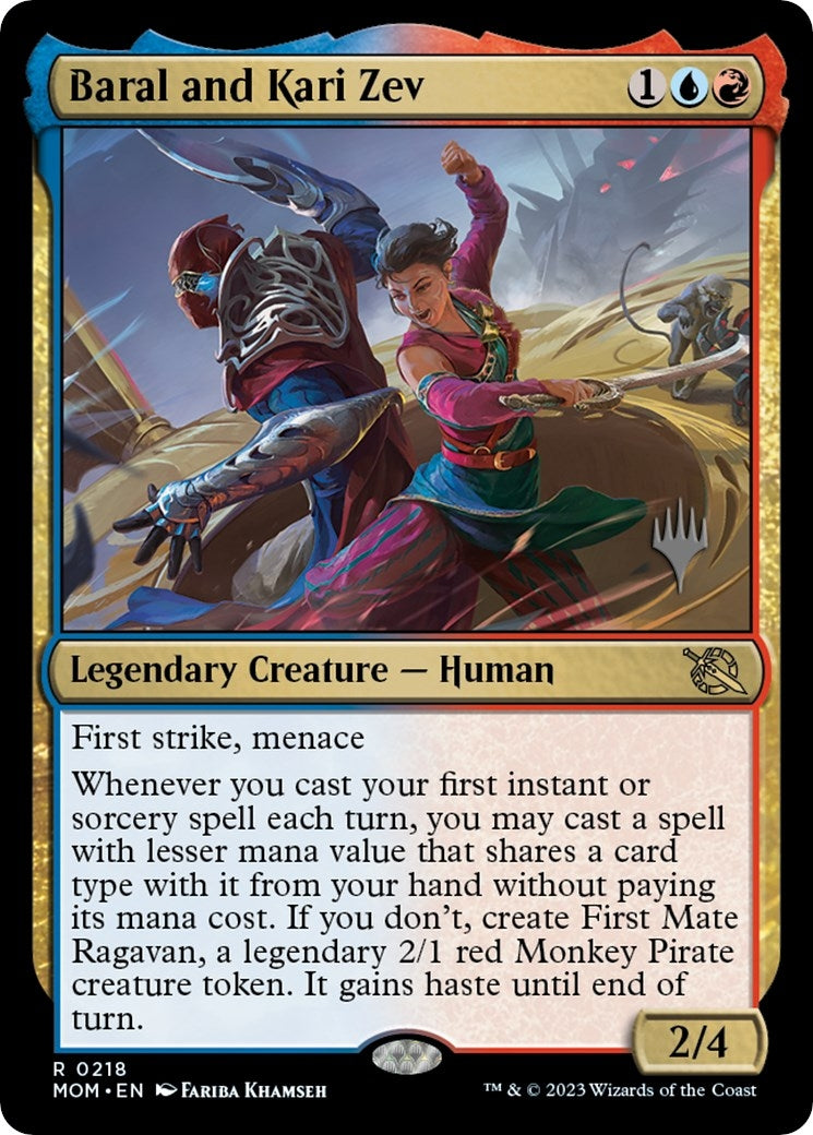 Baral and Kari Zev (218) [PPMOM] - MTG Single
