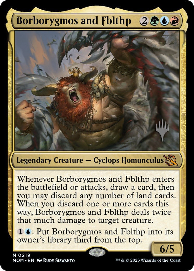 Borborygmos and Fblthp (219) [PPMOM] - MTG Single