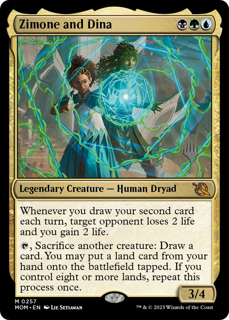 Zimone and Dina (257) [PPMOM] - MTG Single