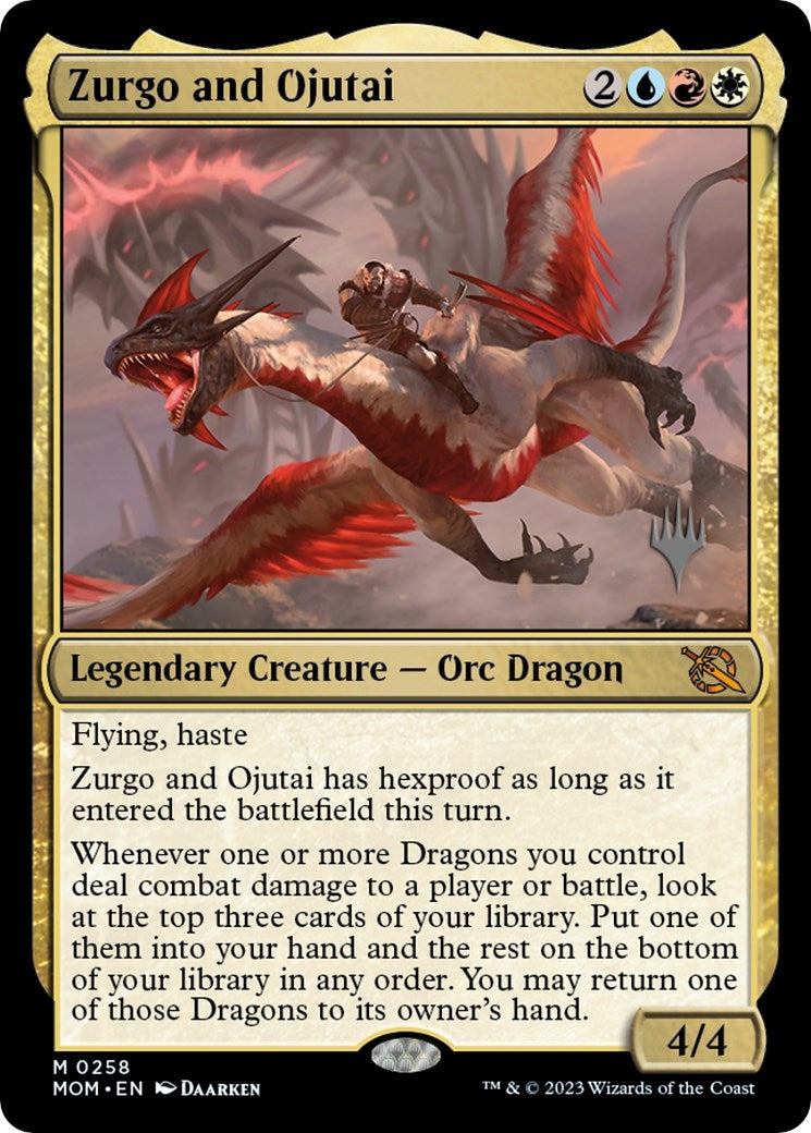 Zurgo and Ojutai (258) [PPMOM] - MTG Single