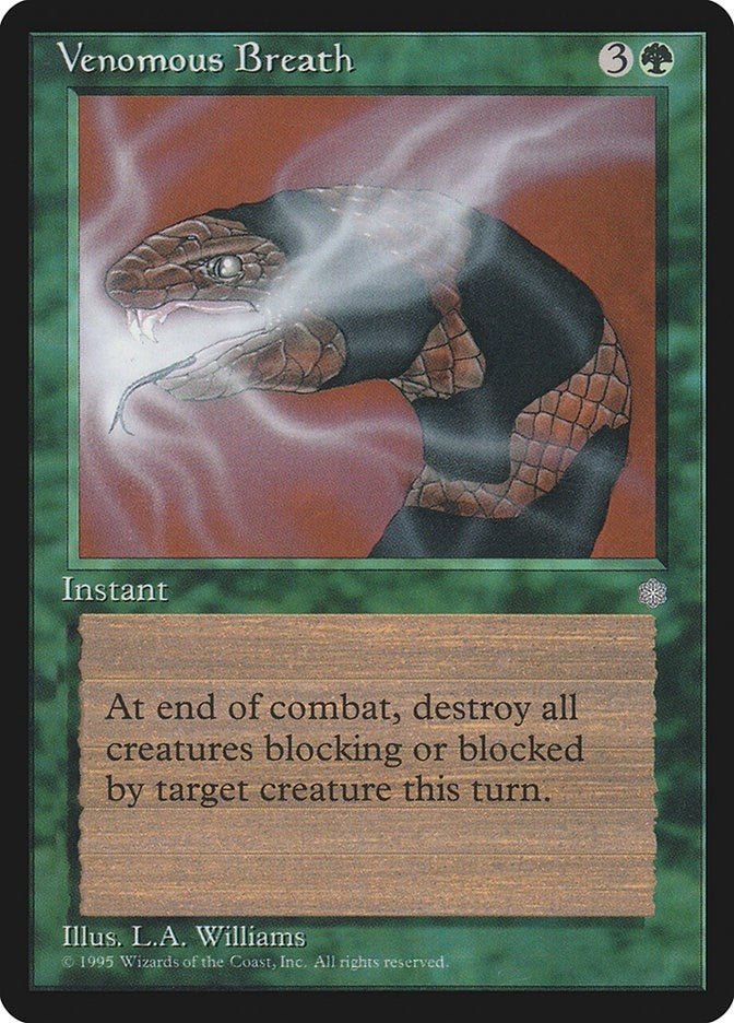 Venomous Breath [ICE] - MTG Single