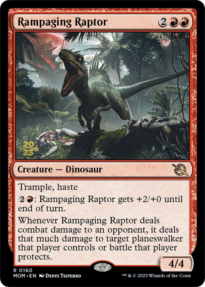 Rampaging Raptor (160) [PRE] - MTG Single