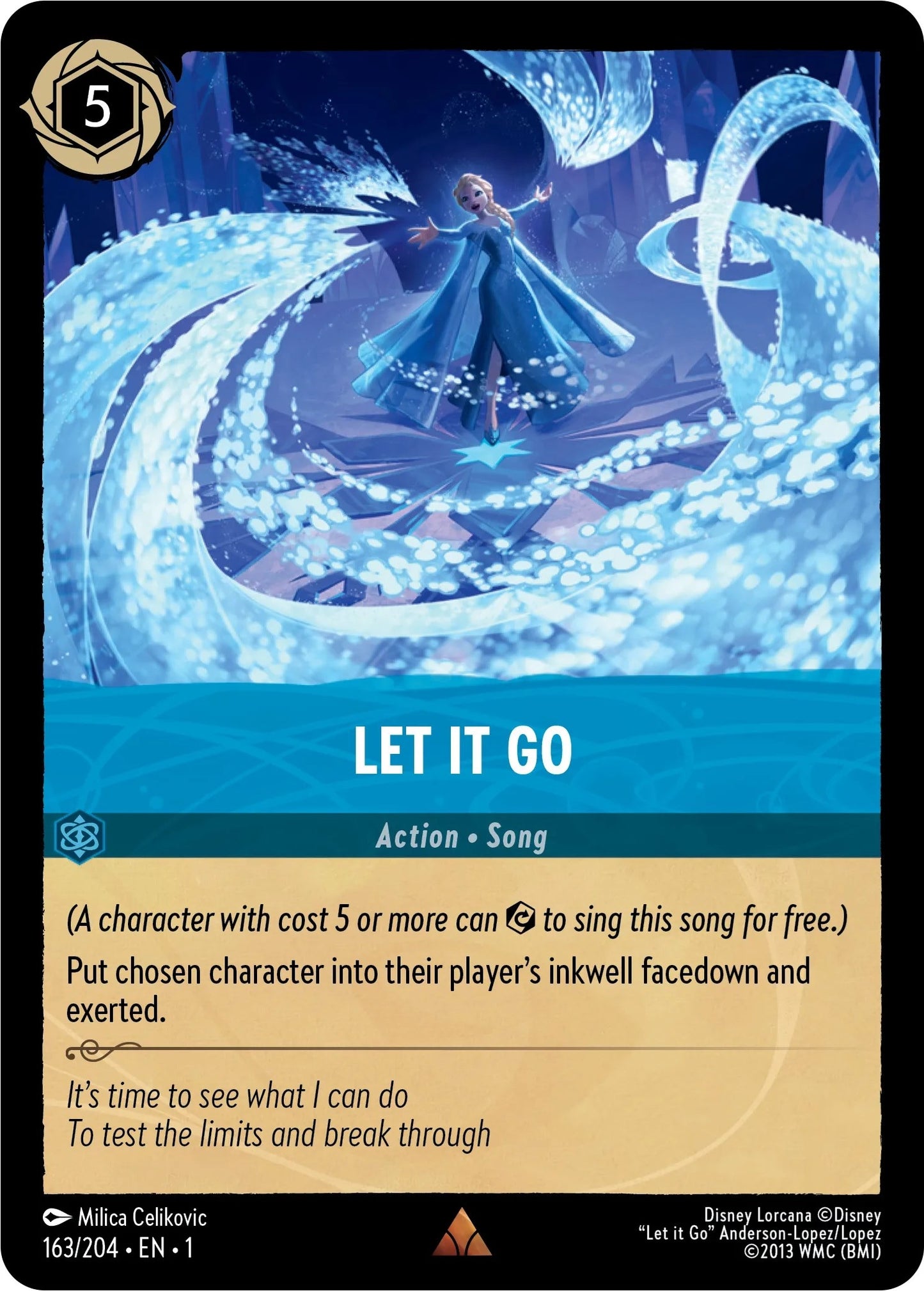 Let It Go (163) (1) - Disney Lorcana Single