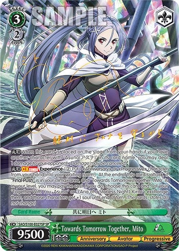 Towards Tomorrow Together Mito (SP) (100027) [SAO/S100] - Weiss Schwarz Single