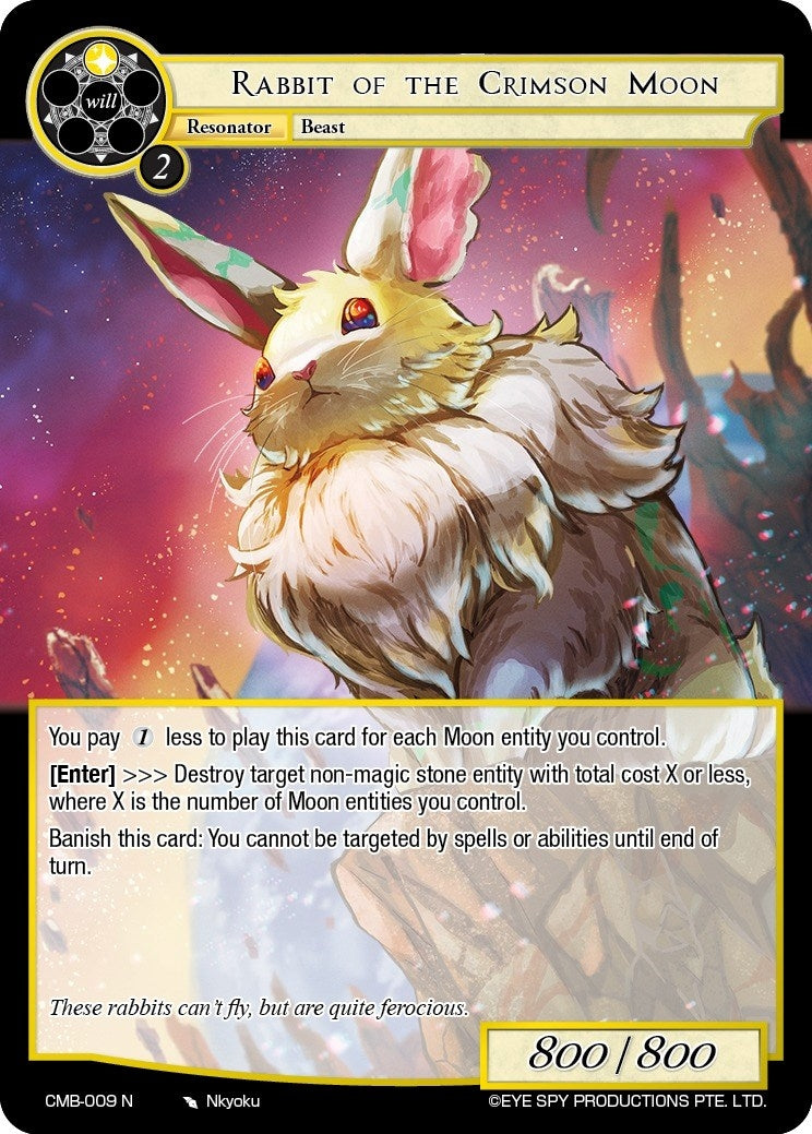 Rabbit of the Crimson Moon (9) [CMB] - Force of Will Single