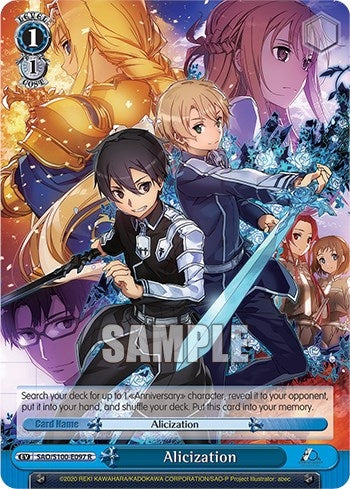 Alicization (100097) [SAO/S100] - Weiss Schwarz Single