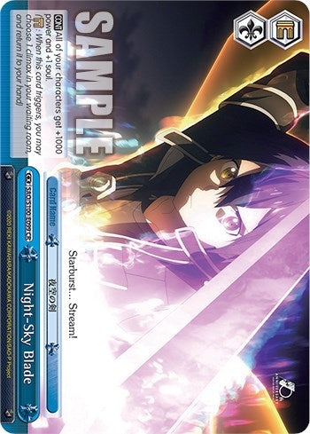 Night-Sky Blade (100099) [SAO/S100] - Weiss Schwarz Single