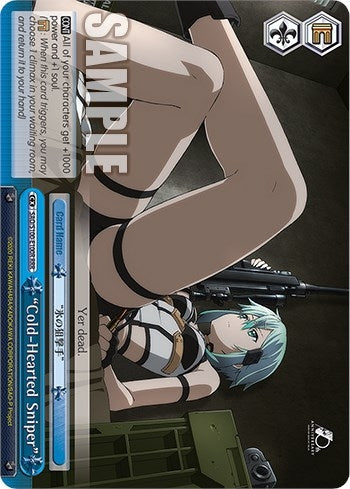 ’Cold-Hearted Sniper’ (RRR) (100100) [SAO/S100] - Weiss Schwarz Single