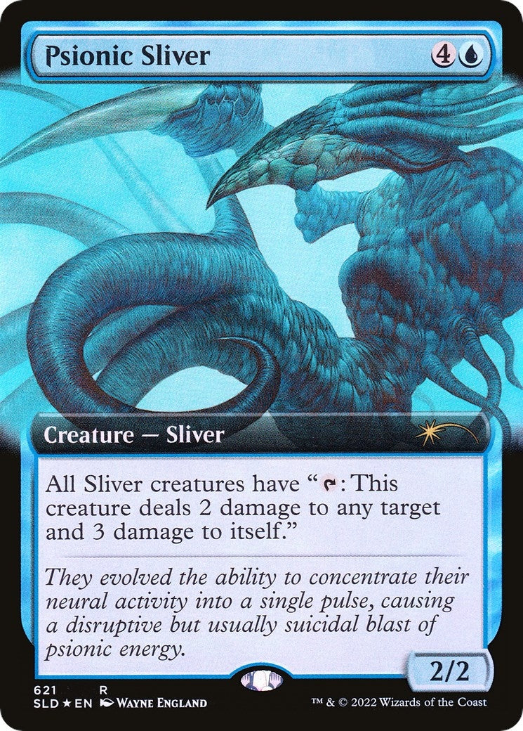 Psionic Sliver (Extended Art) (621) [SLD] - MTG Single
