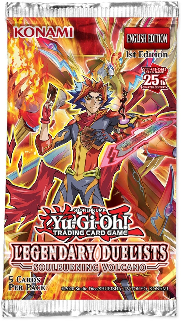 Legendary Duelists: Soulburning Volcano Booster Pack [1st Edition] (LD10) - YuGiOh Sealed