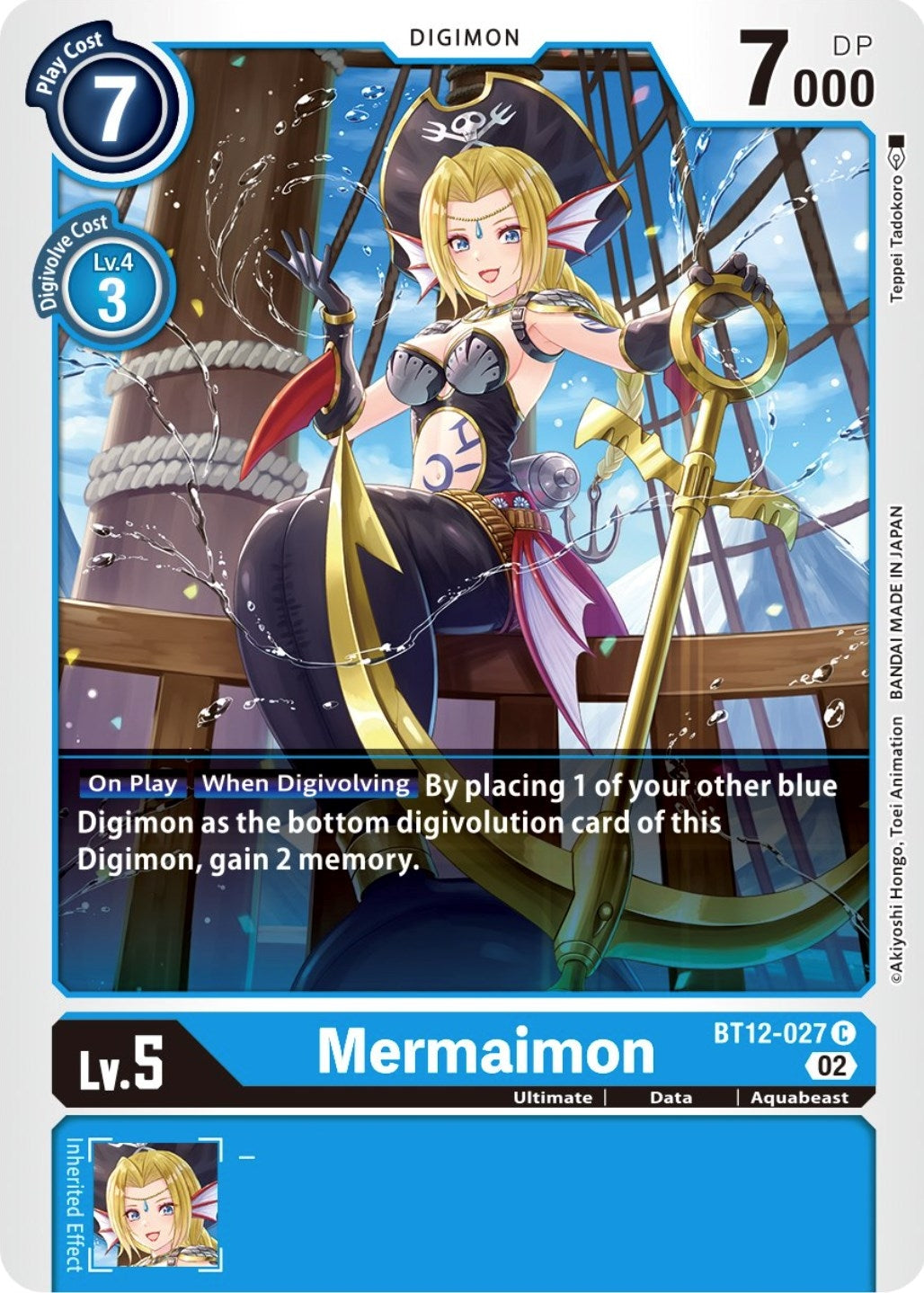 Mermaimon (12027) [BT12] - Digimon Card Game Single