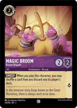 Magic Broom - Bucket Brigade (47) (1) - Disney Lorcana Single