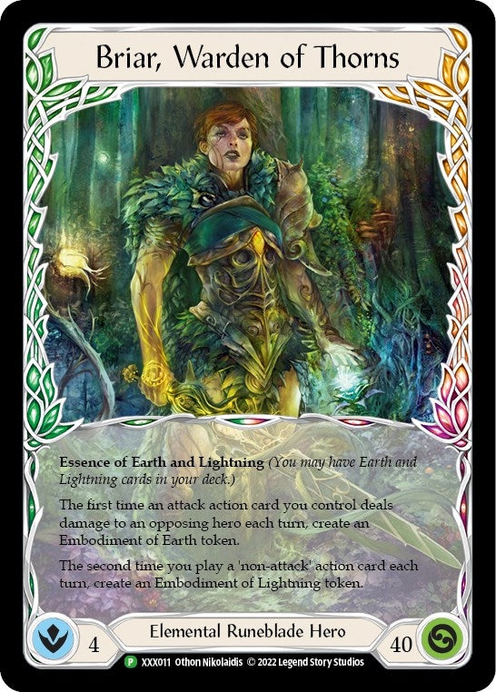 Briar // Briar Warden of Thorns (11012) [PR] - Flesh and Blood TCG Single