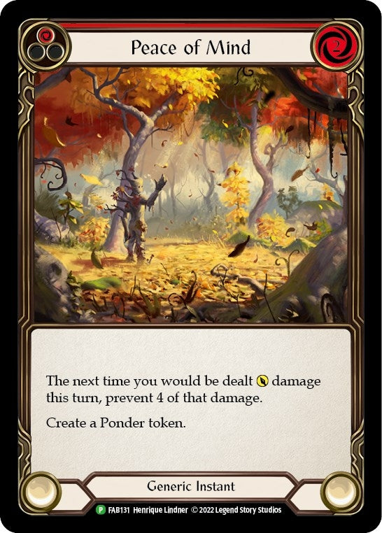 Peace of Mind - FAB131 (131) [PR] - Flesh and Blood TCG Single