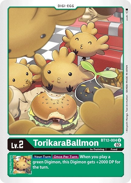 TorikaraBallmon (12004) [BT12] - Digimon Card Game Single