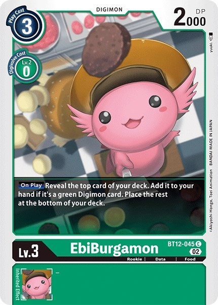 EbiBurgamon (12045) [BT12] - Digimon Card Game Single