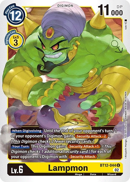 Lampmon (12044) [BT12] - Digimon Card Game Single