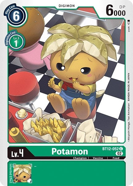 Potamon (12052) [BT12] - Digimon Card Game Single