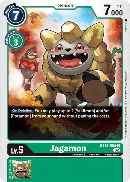 Jagamon (12054) [BT12] - Digimon Card Game Single