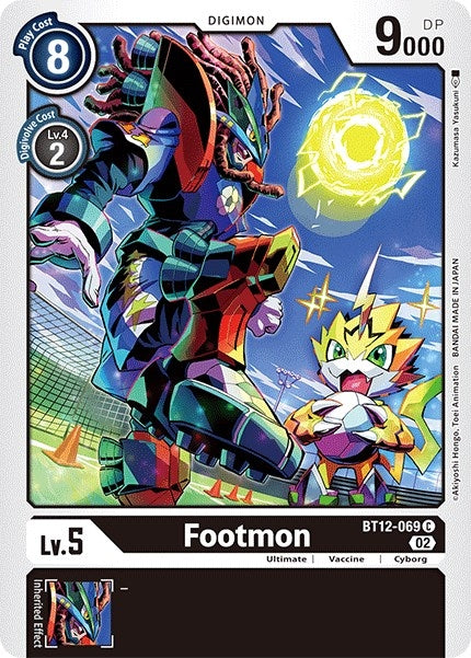 Footmon (12069) [BT12] - Digimon Card Game Single
