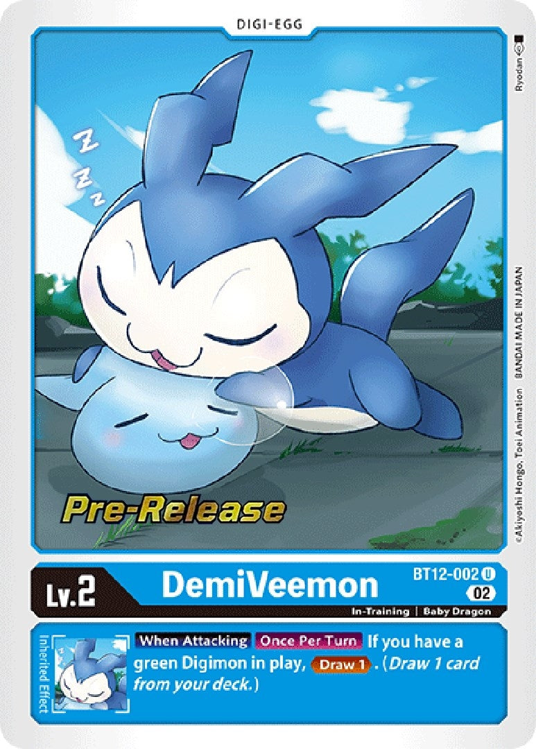 DemiVeemon (12002) [BT12_PR] - Digimon Card Game Single