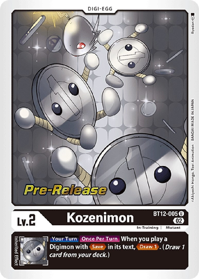 Kozenimon (12005) [BT12_PR] - Digimon Card Game Single