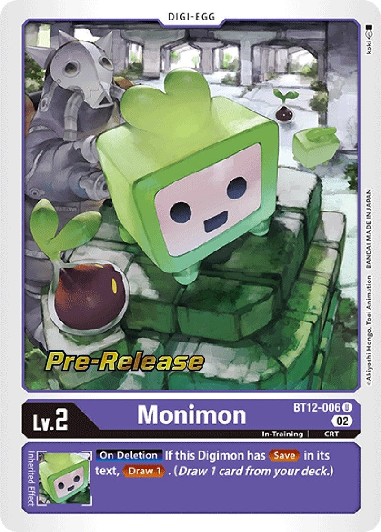 Monimon (12006) [BT12_PR] - Digimon Card Game Single
