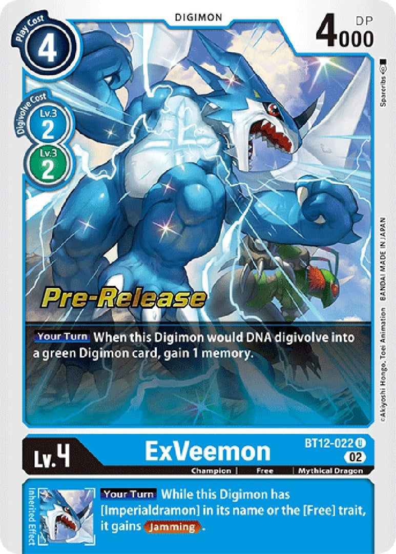 ExVeemon (12022) [BT12_PR] - Digimon Card Game Single