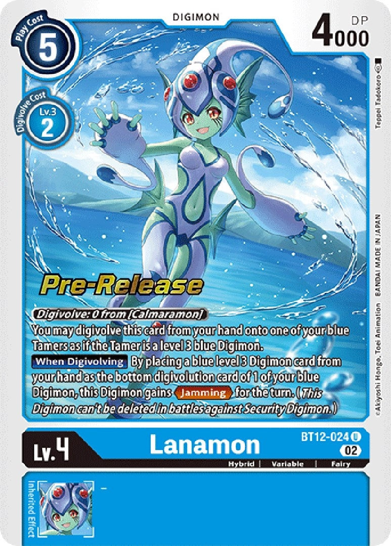 Lanamon (12024) [BT12_PR] - Digimon Card Game Single