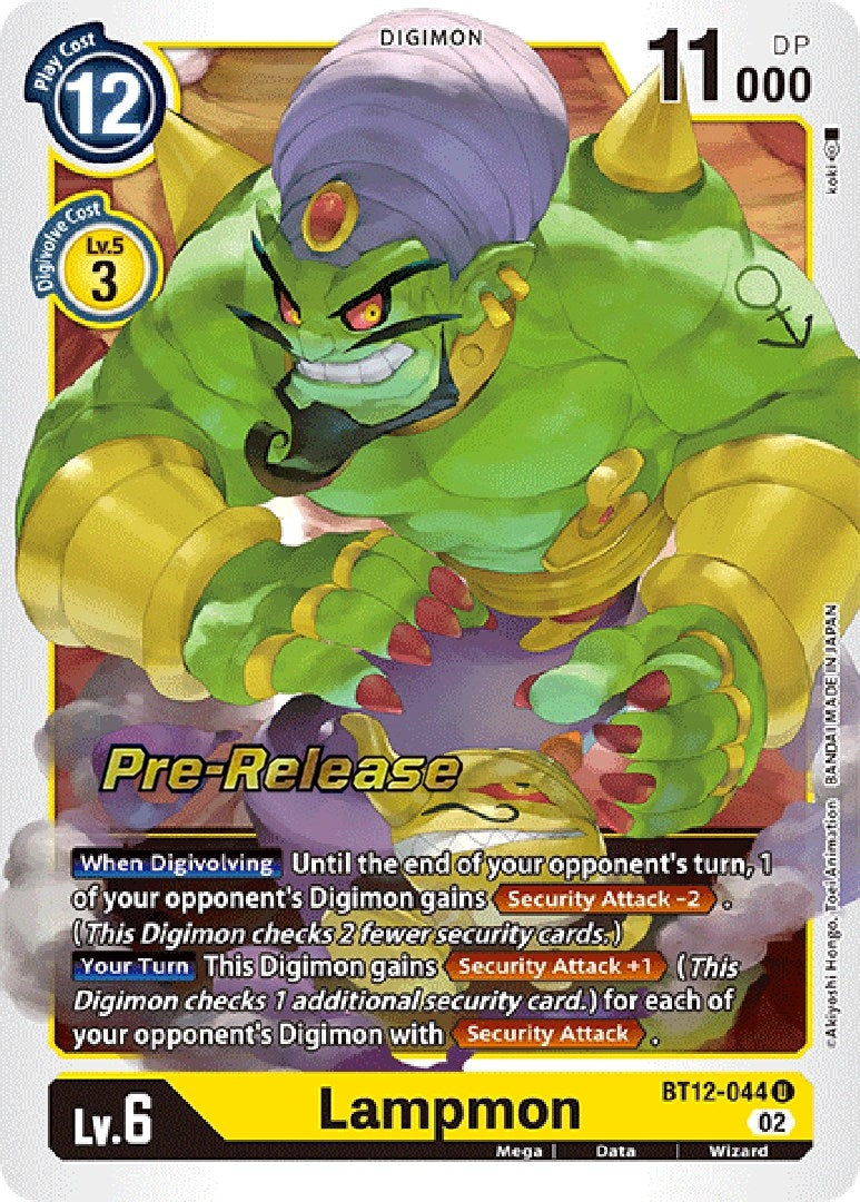 Lampmon (12044) [BT12_PR] - Digimon Card Game Single