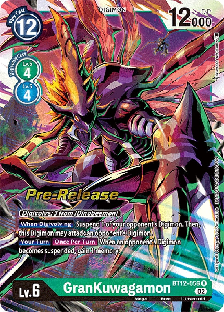 GranKuwagamon (12056) [BT12_PR] - Digimon Card Game Single