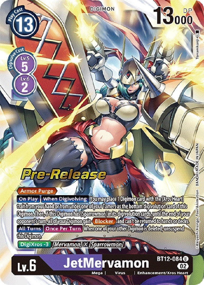 JetMervamon (12084) [BT12_PR] - Digimon Card Game Single